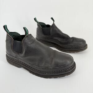 Georgia Boot Mens GR270 GG Romeo Boots Size 10.5 W Leather Slip On Work Utility